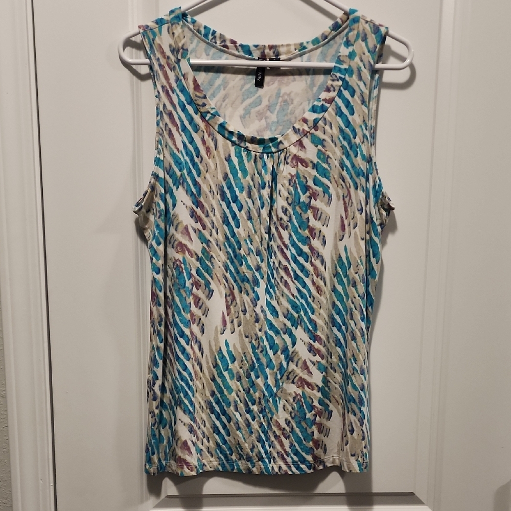 Multicolor Sleeveless Top